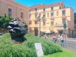 イタリアのソレントの侍像