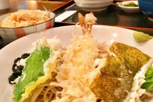 南港ATCランチ＊お蕎麦屋さん善作家