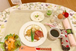 西川医院で無痛分娩！体験談＊病院食3日目の朝ごはんのメニュー