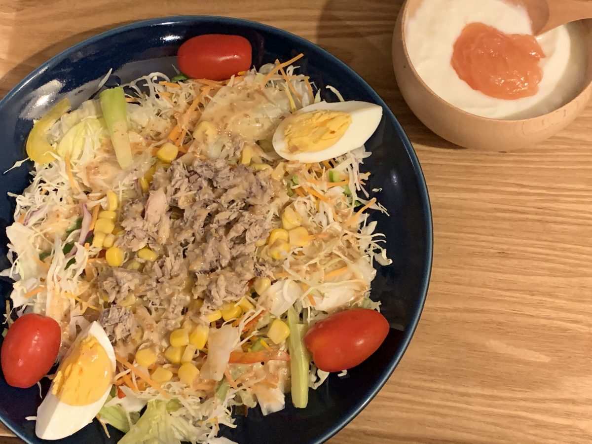 鯖サラダ