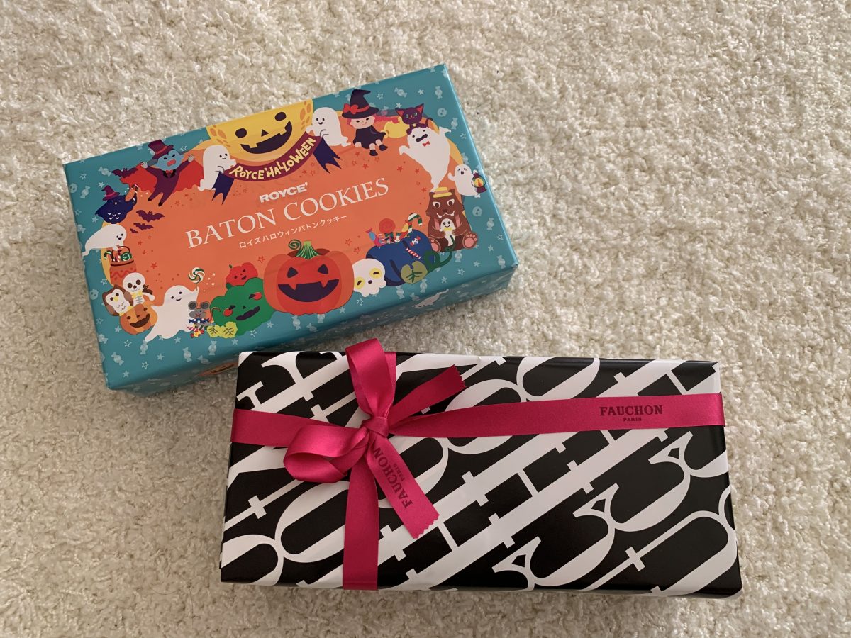 ハロウィン仕様のお菓子とお手紙