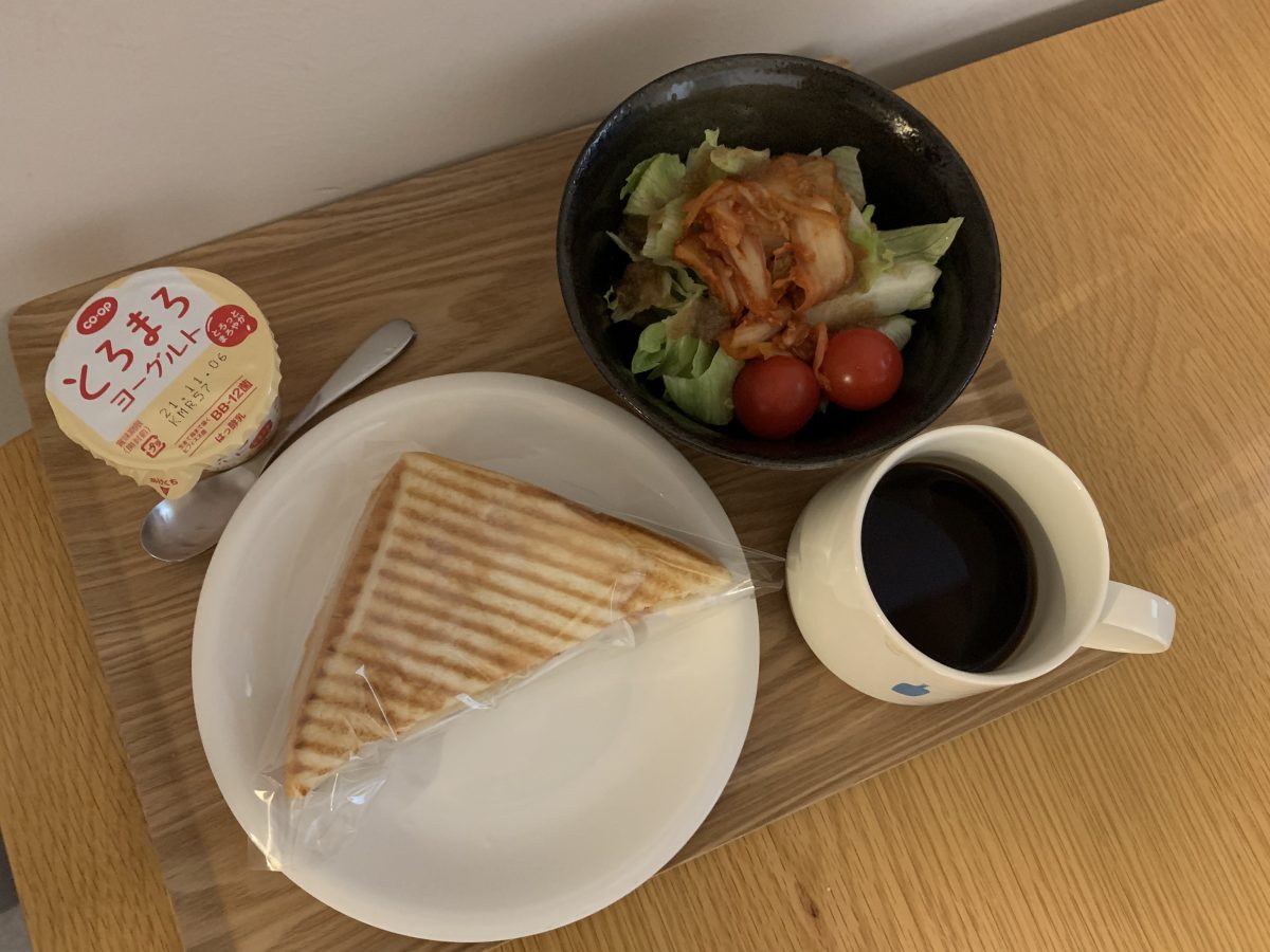 ハムチーズホットサンド