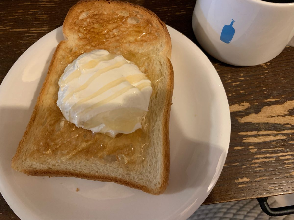 はちみつ生クリームトースト