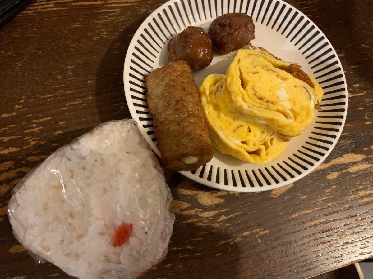 息子のお弁当のあまり