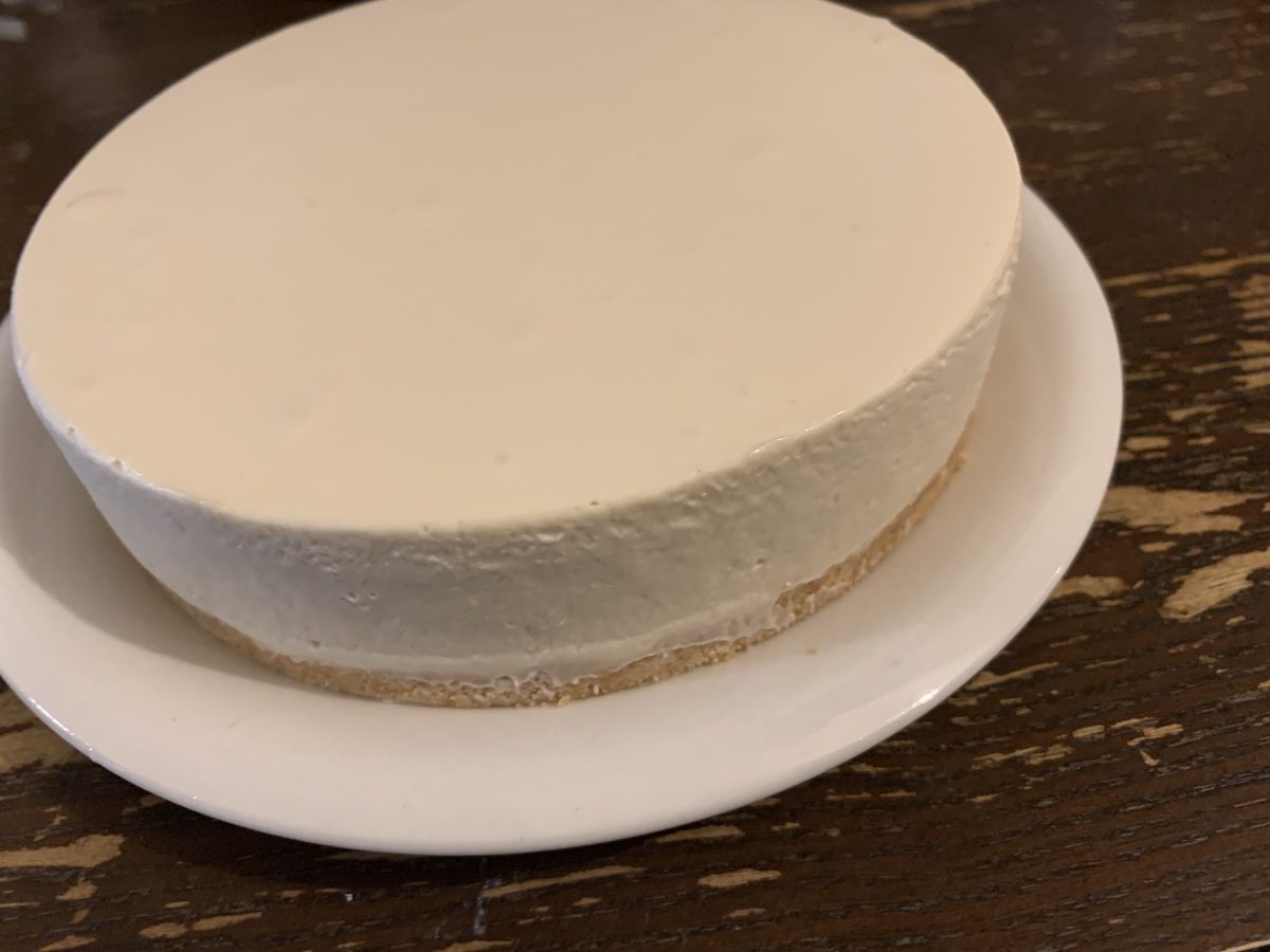 レアチーズケーキ作り