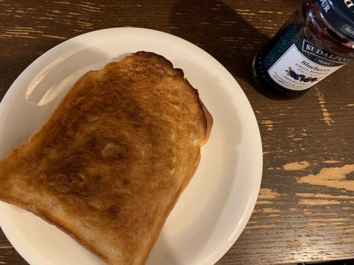 ブルーベリートースト