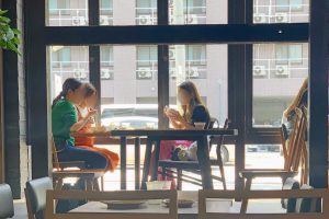 サラダバーが嬉しい♡『CAFE CHARBON』でランチ@四ツ橋