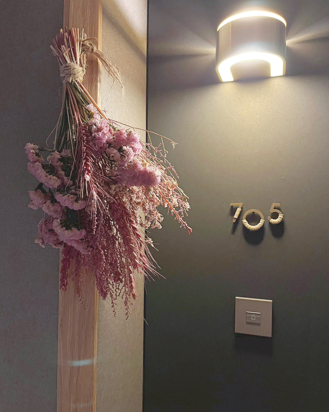 宿泊ブログ❁GOOD NATURE HOTEL KYOTOのピンクのドライフラワールームに泊まりました