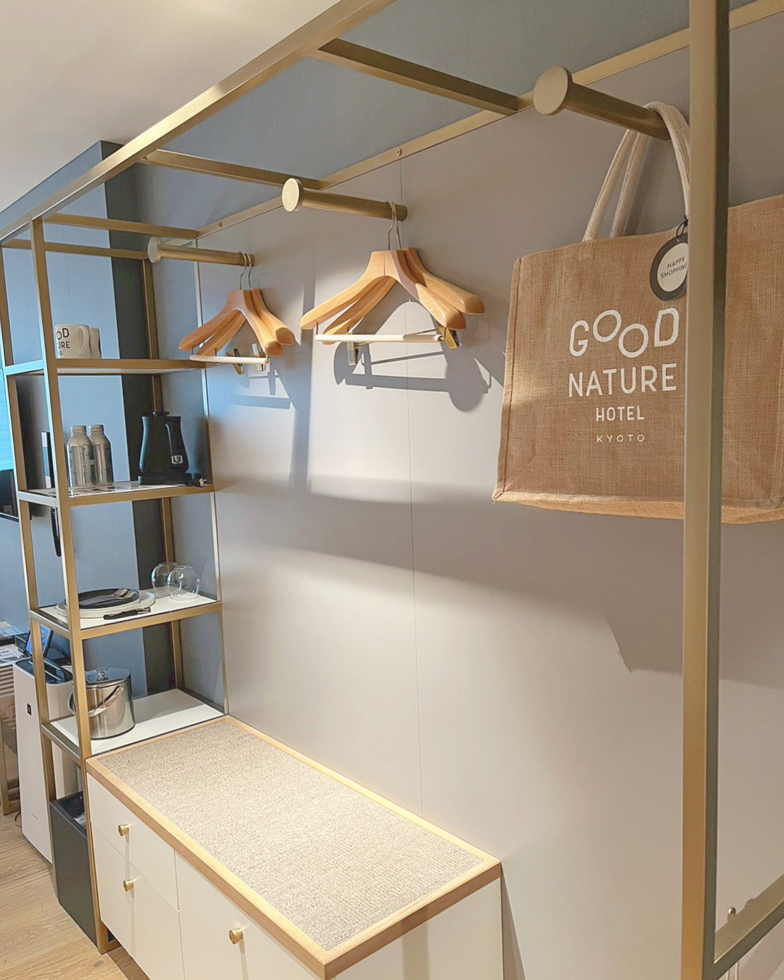 宿泊ブログ❁GOOD NATURE HOTEL KYOTOのピンクのドライフラワールームに泊まりました