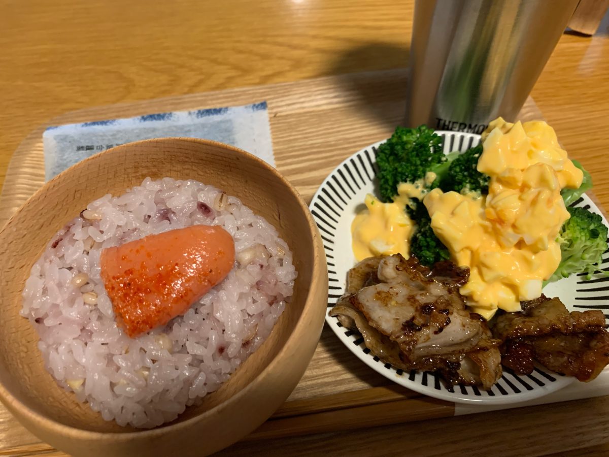 辛子明太子ごはん定食